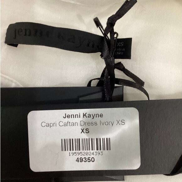 Jenni Kayne Capri Caftan Dress In Ivory Size XS Button Up - Picture 14 of 16